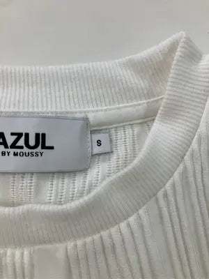 AZUL by MOUSSY/アズールバイマウジー/Tシャツ/カットソー/トップス/ホワイト/S