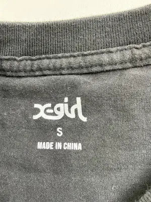 X-GIRL/エックスガール/Tシャツ/カットソー/トップス/グレー/S