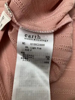 earth music&ecology/アースミュージックアンドエコロジー/Tシャツ/カットソー/トップス/ピンク/F