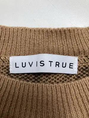 LUVISTRUE/ニット/セーター/トップス/ベージュ/FREE