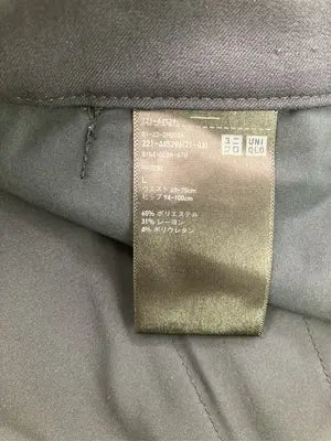 UNIQLO/ユニクロ/スラックス/パンツ/ネイビー/L