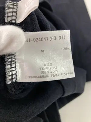 UNIQLO/ユニクロ/Tシャツ/カットソー/トップス/ブラック/M