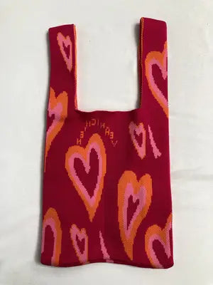 VEANICHTEN/エコバッグ/サブバッグ/バッグ/レッド