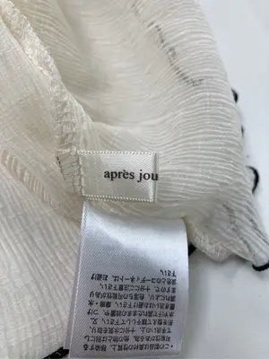 apres jour mignon/アプレジュールミニョン/Tシャツ/カットソー/トップス/アイボリー/LL