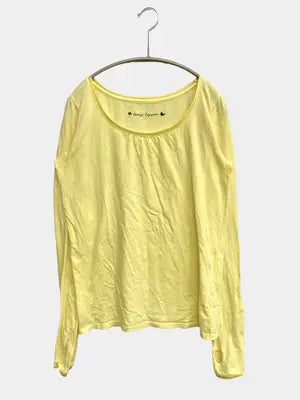 Leap Lippiu/Tシャツ/カットソー/トップス/イエロー/M