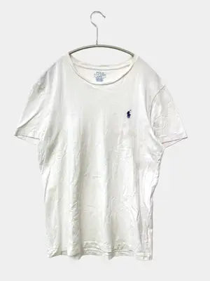 Polo Ralph Lauren/ポロラルフローレン/Tシャツ/カットソー/トップス/ホワイト/M