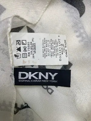 DKNY/ディーケーエヌワイ/ストール/ショール/ファッション雑貨/ホワイト