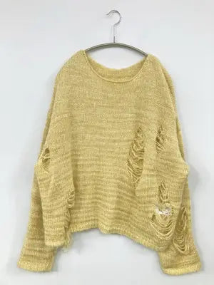 SENSE OF PLACE/センスオブプレイス/ニット/セーター/トップス/イエロー/One