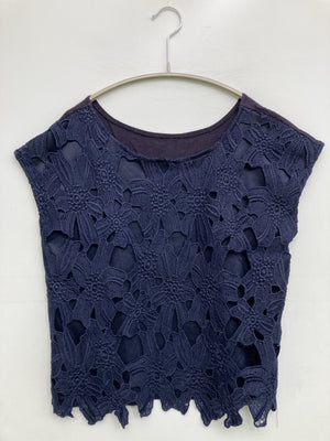 FUN/ファン/ノースリーブ/トップス/ネイビー/F