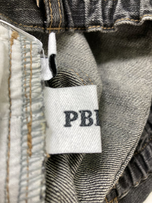 PBLIM/デニムパンツ/パンツ/ブラック/L