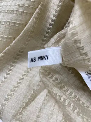 AS KNOW AS PINKY/アズノゥアズピンキー/ノースリーブ/トップス/ベージュ/F