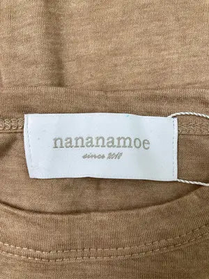 nananamoe/Tシャツ/カットソー/トップス/ブラウン