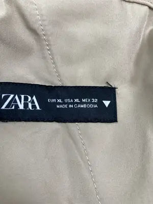 ZARA/ザラ/スラックス/パンツ/ベージュ/EUR XL/USA XL/MEX 32