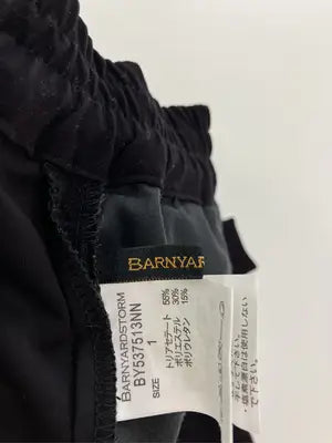 BARNYARDSTORM/バンヤードストーム/スウェットパンツ/パンツ/ブラック/1