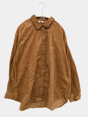 UNIQLO/ユニクロ/シャツ/ブラウス/トップス/ブラウン/L
