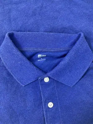 UNIQLO/ユニクロ/ポロシャツ/トップス/ブルー/L