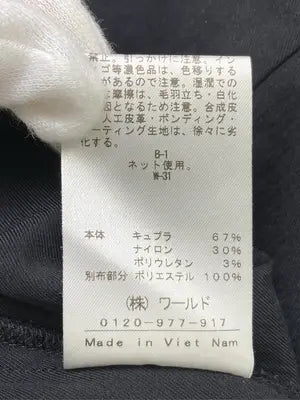 INDIVI/インディヴィ/Tシャツ/カットソー/トップス/ブラック/34