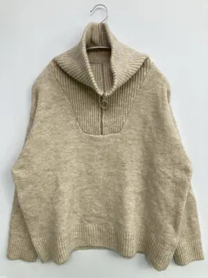 ZARA/ザラ/ニット/セーター/トップス/ベージュ/EUR S/USA S/MEX 26
