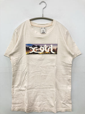 X-GIRL/エックスガール/Tシャツ/カットソー/トップス/アイボリー/1