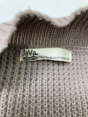 JaVa/ジャバ/カーディガン/ボレロ/トップス/ブラウン/L