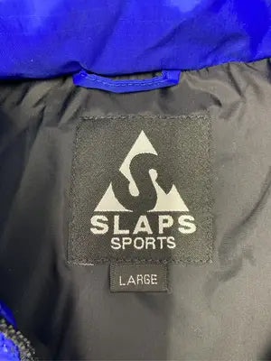 SLAPS/ダウンベスト/ジャケット/アウター/ブルー/LARGE
