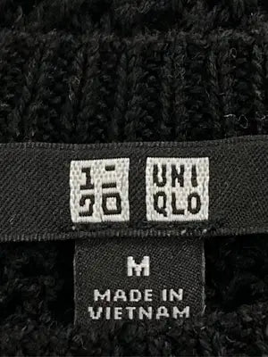 UNIQLO/ユニクロ/ニット/セーター/トップス/ブラック/M
