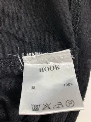 HOOK/フック/Tシャツ/カットソー/トップス/ブラック/L