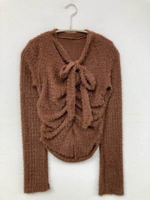 ニット/セーター/トップス/ブラウン