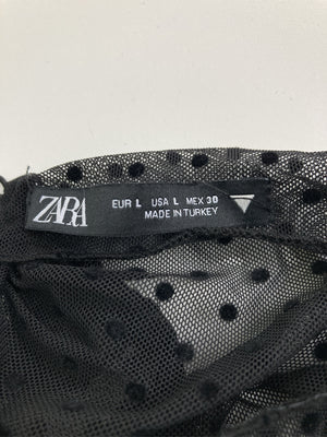 ZARA/ザラ/シャツ/ブラウス/トップス/ブラック/L