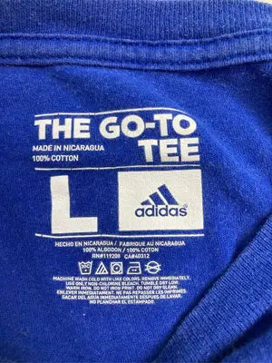 adidas/アディダス/Tシャツ/カットソー/トップス/ブルー/L