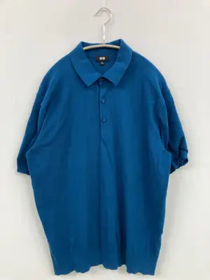 UNIQLO/ユニクロ/ポロシャツ/トップス/ブルー/XL