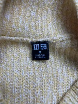 UNIQLO/ユニクロ/ニット/セーター/トップス/ベージュ/M