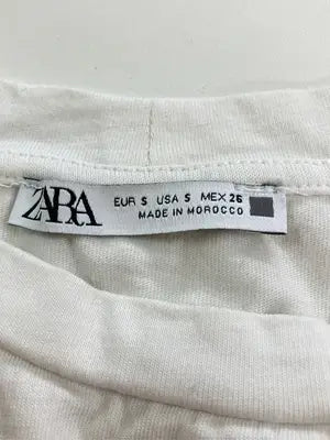 ZARA/ザラ/Tシャツ/カットソー/トップス/ホワイト/S