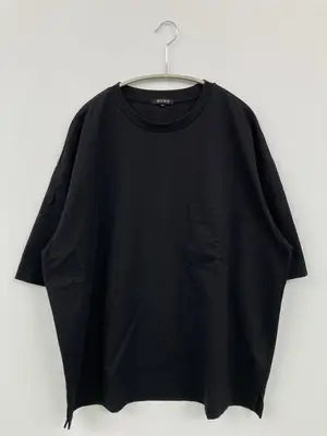 PLST/プラステ/Tシャツ/カットソー/トップス/ブラック/XL