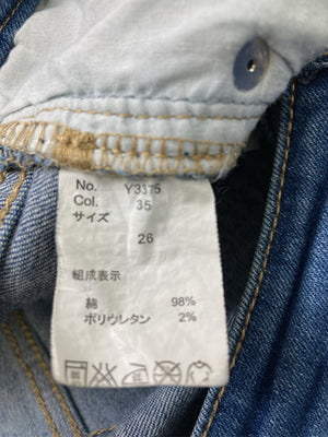 VENCE EXCHANGE/ヴァンスエクスチェンジ/デニムパンツ/パンツ/ブルー/26