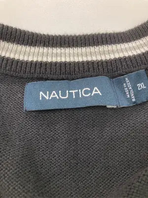 NAUTICA/ノーティカ/ニット/セーター/トップス/ブラック/2XL