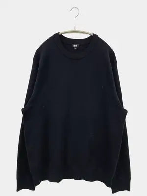 UNIQLO/ユニクロ/ニット/セーター/トップス/ブラック/XL