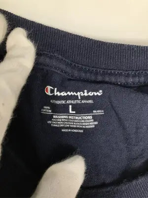 Champion/チャンピオン/Tシャツ/カットソー/トップス/ネイビー/L