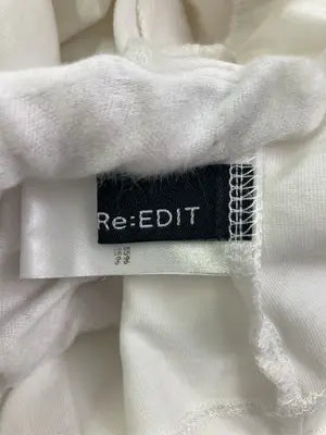 Re:EDIT/リエディ/Tシャツ/カットソー/トップス/ホワイト/M