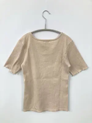 flower/フラワー/Tシャツ/カットソー/トップス/ベージュ/F