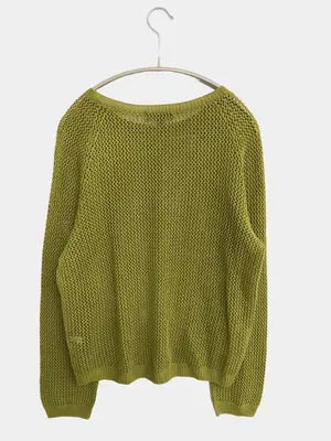UNIQLO/ユニクロ/ニット/セーター/トップス/グリーン/L