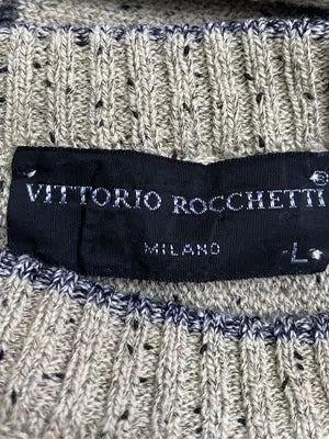 VITTORIO ROCCHETTI/ニット/セーター/トップス/グレー/L