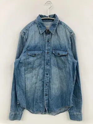 GAP/シャツ/ブラウス/トップス/ブルー/S