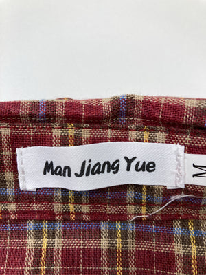Man Jiang Yue/シャツ/ブラウス/トップス/レッド/M