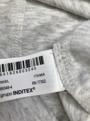 ZARA/ザラ/Tシャツ/カットソー/トップス/グレー/L