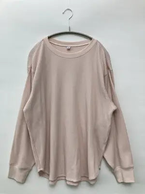 UNIQLO/ユニクロ/Tシャツ/カットソー/トップス/ピンク/XL