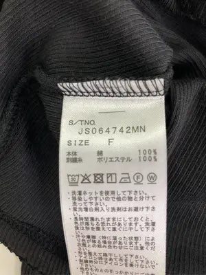 JEANASIS/ジーナシス/Tシャツ/カットソー/トップス/ブラック/F