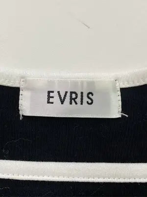 Evris/エヴリス/Tシャツ/カットソー/トップス/ブラック/F