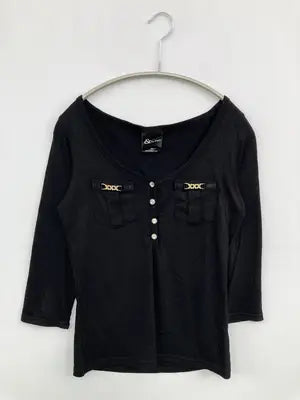 & by p&d/Tシャツ/カットソー/トップス/ブラック/38