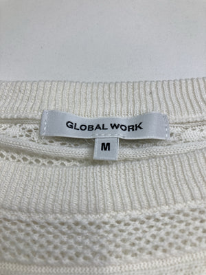 GLOBAL WORK/グローバルワーク/ニット/セーター/トップス/ホワイト/M
